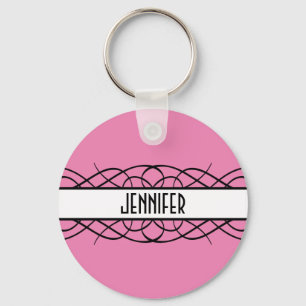 Llavero Marfil Deco Florece