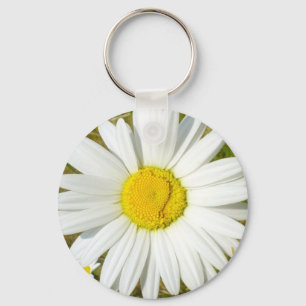 Llavero Margarita blanca