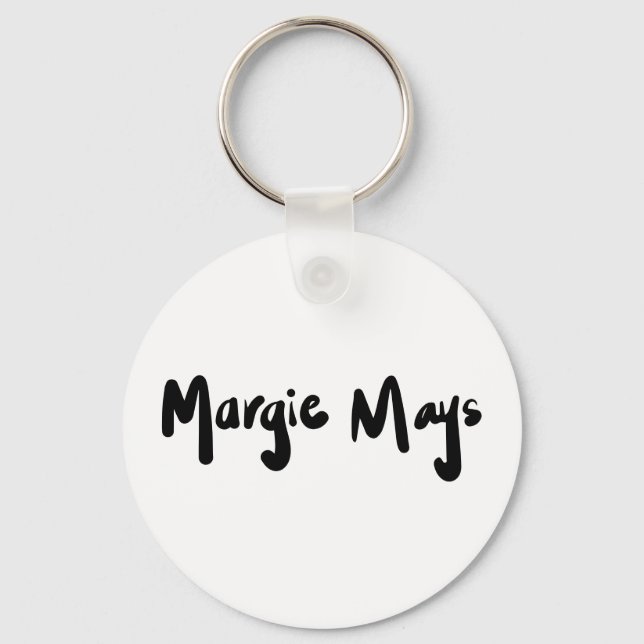 Llavero Margie Mays Signature Keychain (Anverso)
