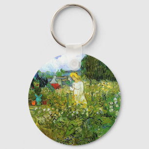Llavero Marguerite Gachet en el jardín