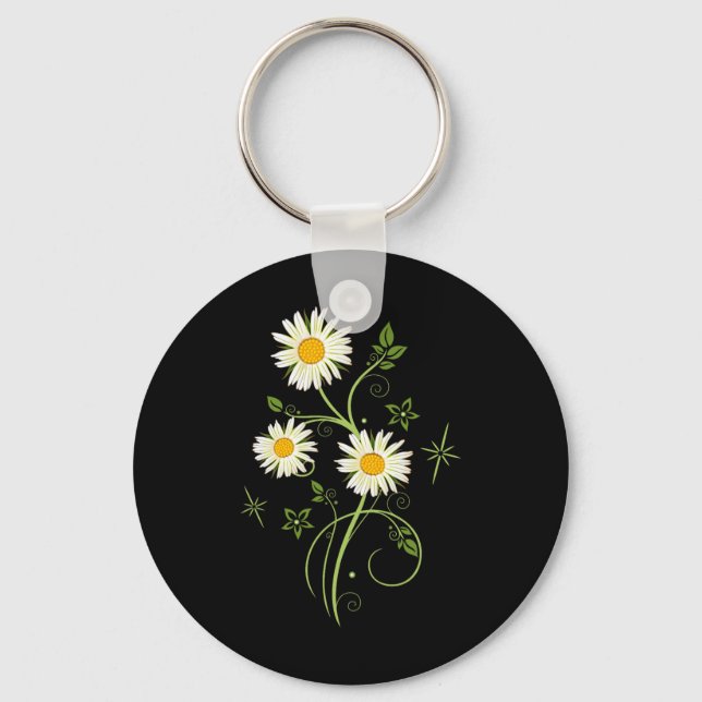 Llavero Marguerites Daisy Spring Daisies Flor 1 (Anverso)