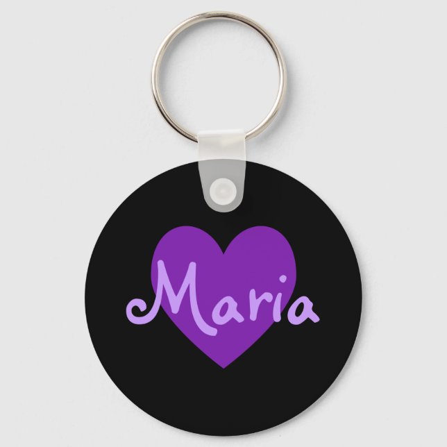 Llavero Maria in Purple (Anverso)