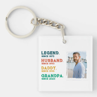Llavero Marido de la leyenda papá abuelo camiseta personal
