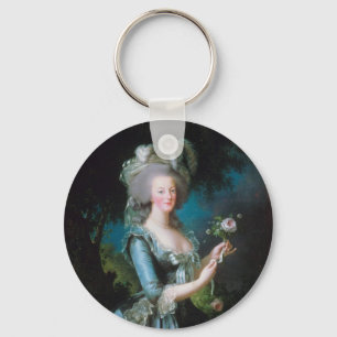 Llavero Marie-Antoinette con la Rosa de Elisabeth Lebrun