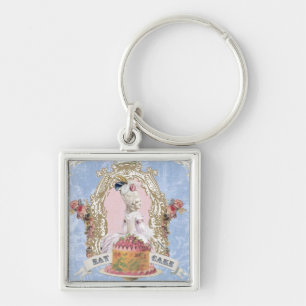 Llavero Marie Antoinette-Eat Cake.. keychain