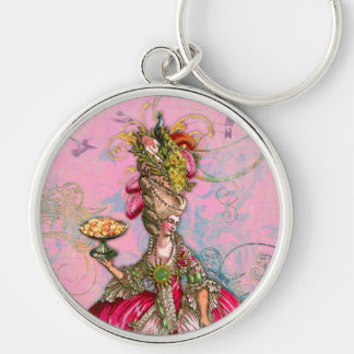Llavero Marie Antoinette Hot Pink & Peacock