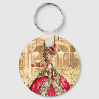 Llavero Marie Antoinette Navidades Tea Fiesta Keychain