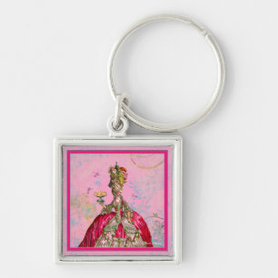 Llavero Marie Antoinette Que coman pastel y pavo real