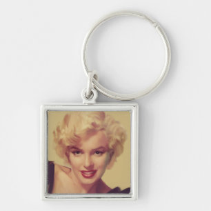 Llavero Marilyn en negro