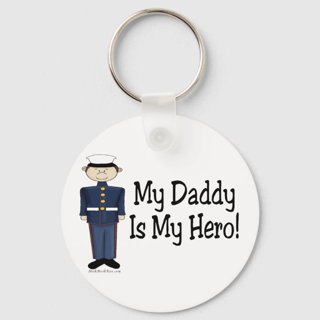 Llavero Marine Dad Héroe (Anverso)