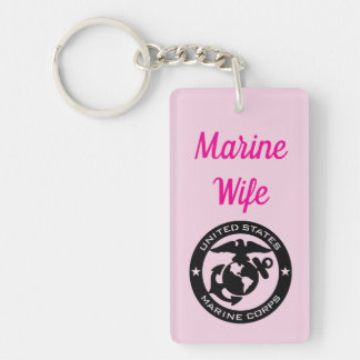 Llavero Marine Wife Key Chain