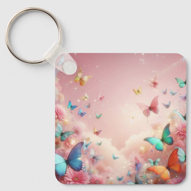 Llavero mariposa (Anverso)