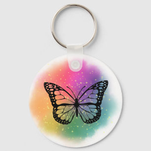 Llavero Mariposa acuarela