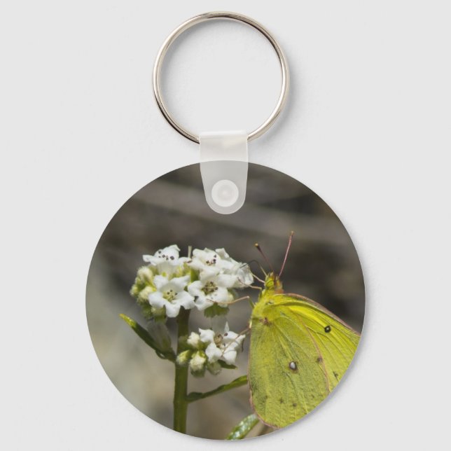 Llavero Mariposa amarilla (Anverso)