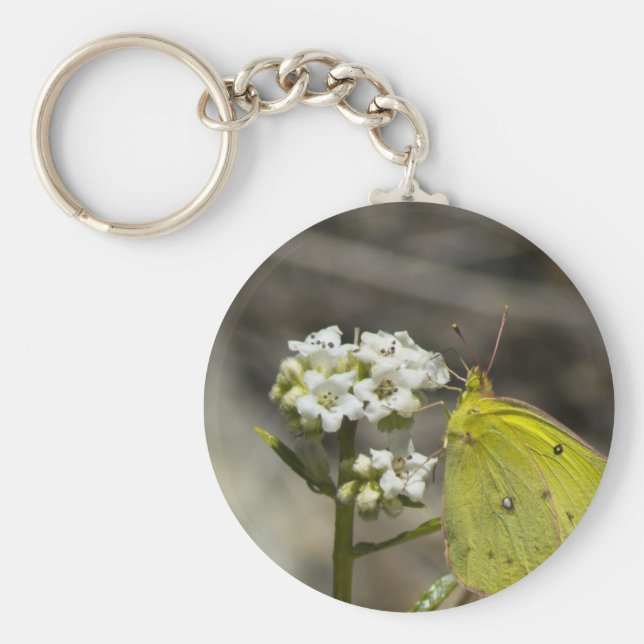 Llavero Mariposa amarilla (Frente)