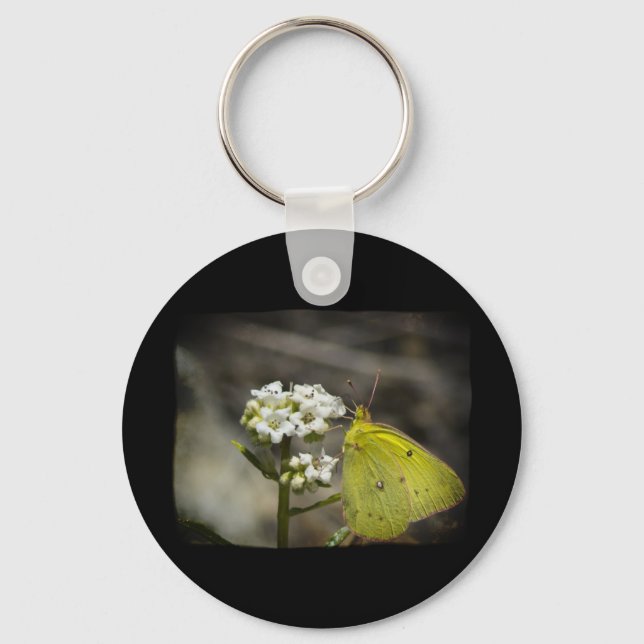 Llavero Mariposa amarilla (Anverso)