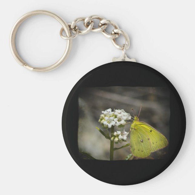Llavero Mariposa amarilla (Frente)