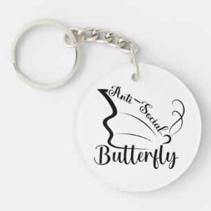 Llavero Mariposa antisocial