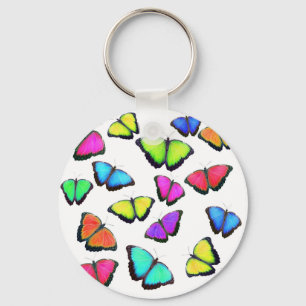Llavero Mariposa arcoiris