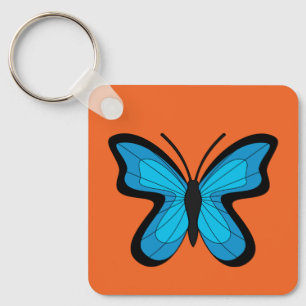 Llavero Mariposa azul