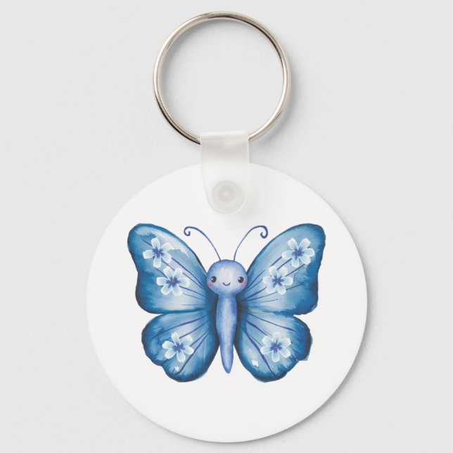 Llavero Mariposa azul (Anverso)