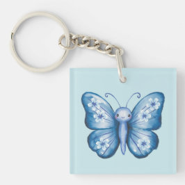 Llavero Mariposa azul