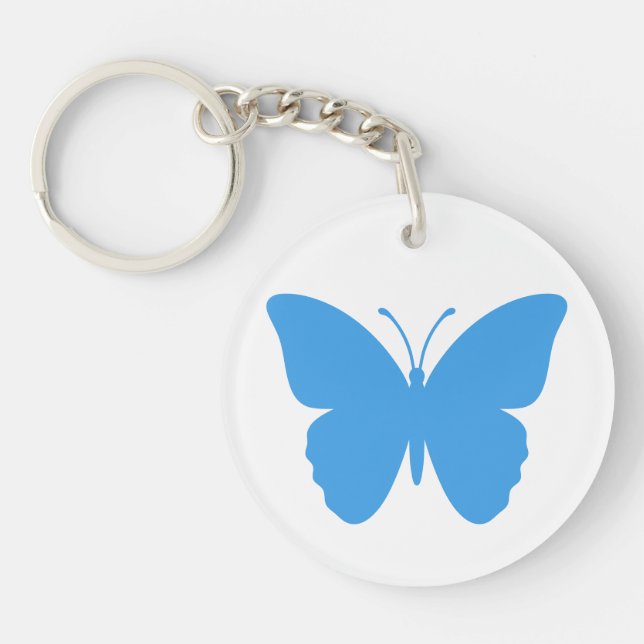 Llavero Mariposa Azul (Frente)