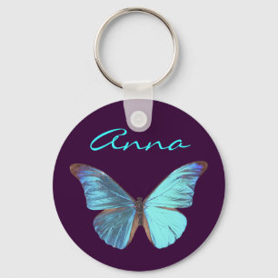Llavero Mariposa azul irlandesa bonito