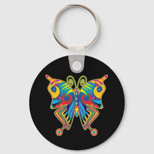 Llavero Mariposa colorida