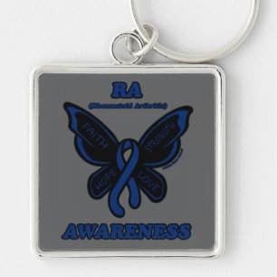 Llavero Mariposa/Conciencia... Artritis reumatoide Keychai