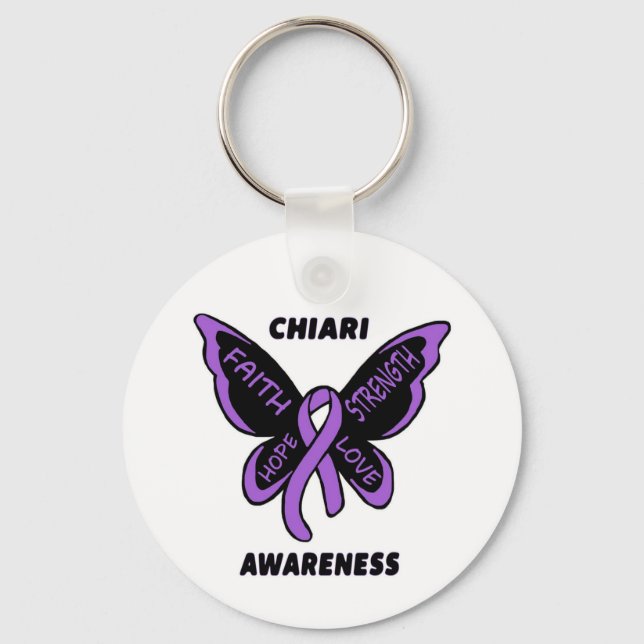 Llavero Mariposa/Conciencia... Chiari (Anverso)