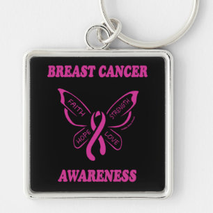 Llavero Mariposa/Conciencia... Keychain del Cáncer de Mama