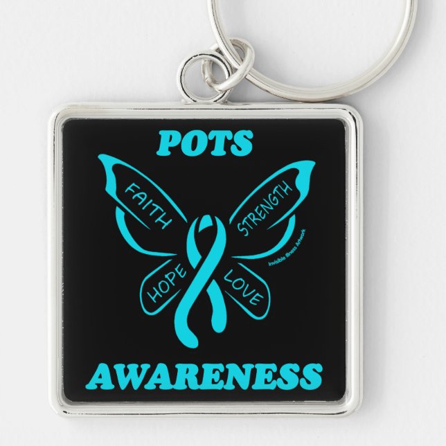 Llavero Mariposa/Conciencia...POTS (Frente)