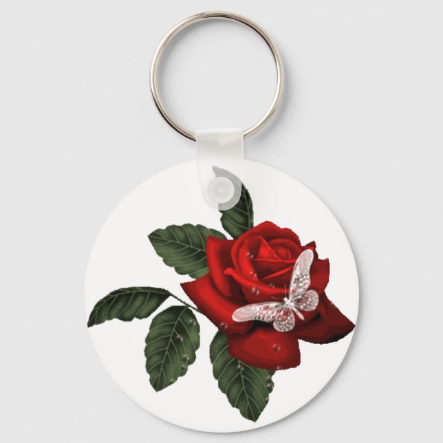 Llavero Mariposa de cristal (Anverso)