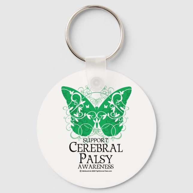 Llavero Mariposa de parálisis cerebral (Anverso)