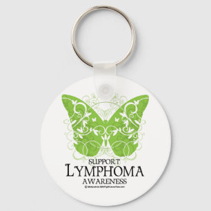 Llavero Mariposa del linfoma