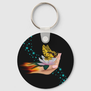 Llavero Mariposa en Lotus Bloom