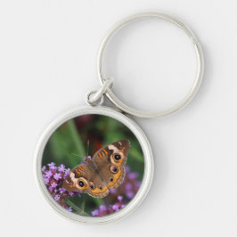 Llavero Mariposa estilo Buckeye común en la cadena de clav