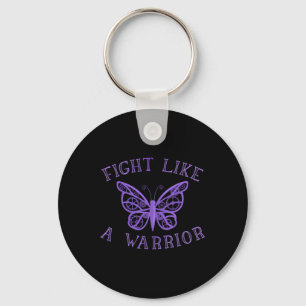 Llavero Mariposa Fibro Migraine Lupus Conciencia de los gu