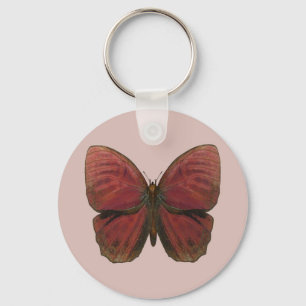 Llavero Mariposa Gallo Rojo