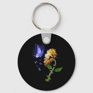 Llavero Mariposa Girasol Hidrocefalia Conciencia 2