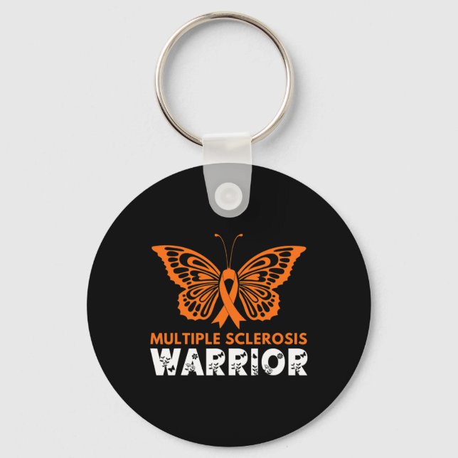 Llavero Mariposa guerrera esclerosis múltiple Ora de conci (Anverso)