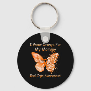 Llavero Mariposa Llevo Naranja Por Mi Mami Rsd Crps Concie