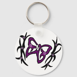 Llavero Mariposa morada