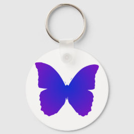 Llavero Mariposa Morada y Azul