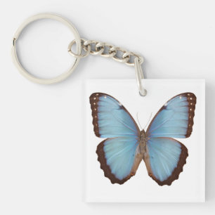Llavero Mariposa morfa azul