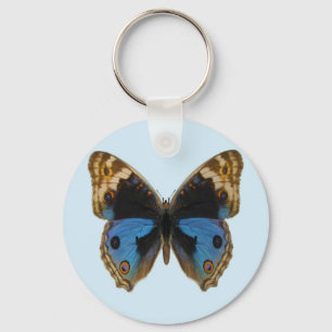 Llavero Mariposa Pansy Azul