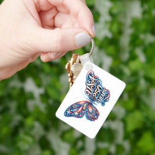Llavero Mariposa para el 250 aniversario de EE. UU.