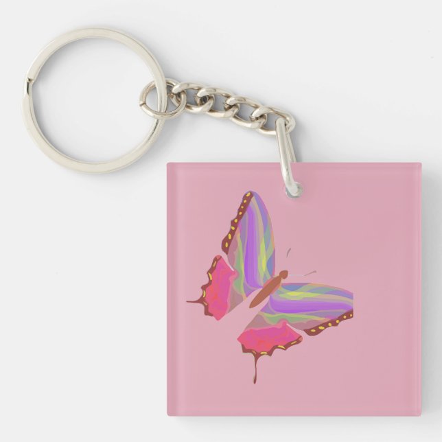 Llavero Mariposa personalizado (Frente)