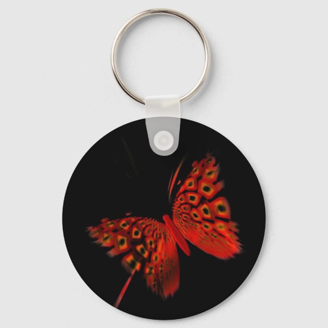 Llavero Mariposa roja (Anverso)